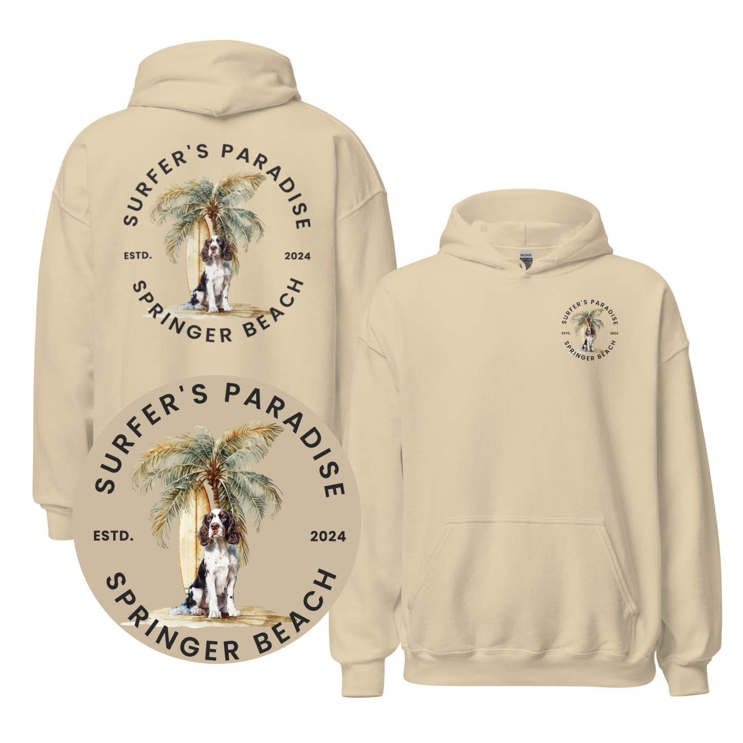 Surfer's Paradise Springer Beach Hoodie