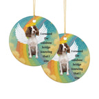 Personalized Ceramic Decoration Ornament, (1pc) – Attached design