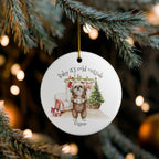 Personalized Ceramic Decoration Ornament, (1pc) – Attached design