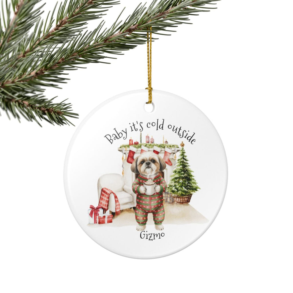 Personalized Ceramic Decoration Ornament, (1pc) – Attached design