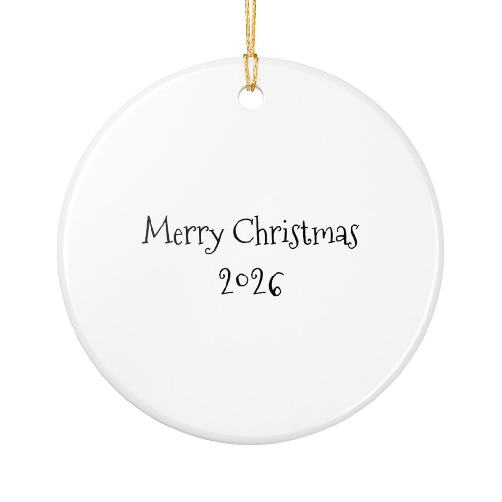 Personalized Ceramic Decoration Ornament, (1pc) – Attached design