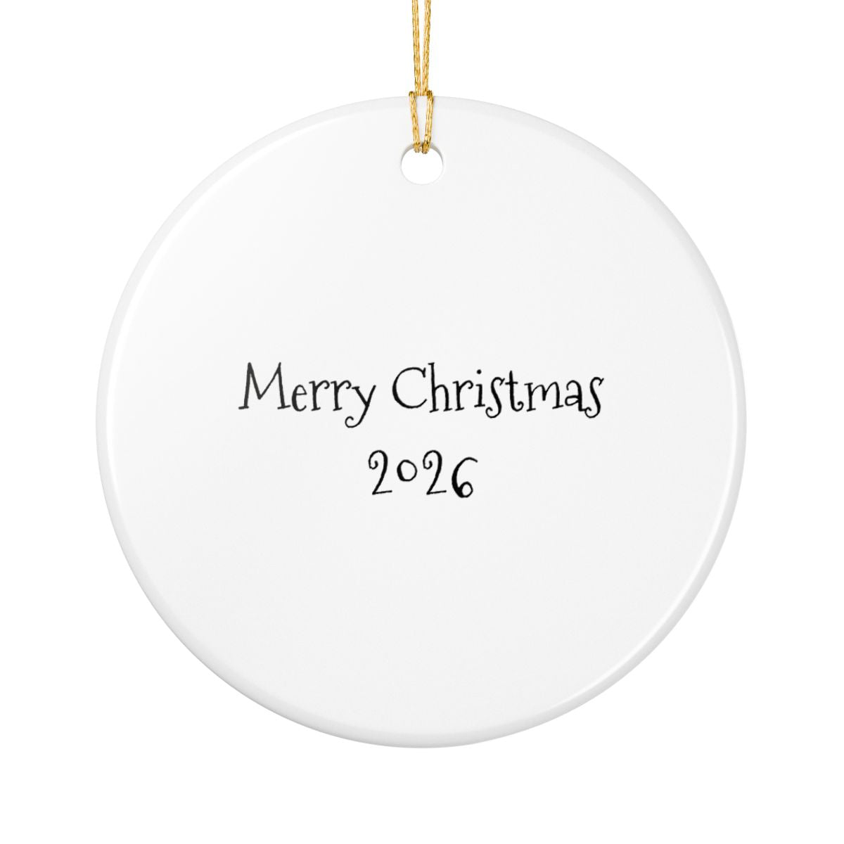 Personalized Ceramic Decoration Ornament, (1pc) – Attached design