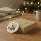 Personalized Ceramic Decoration Ornament, (1pc) – Attached design
