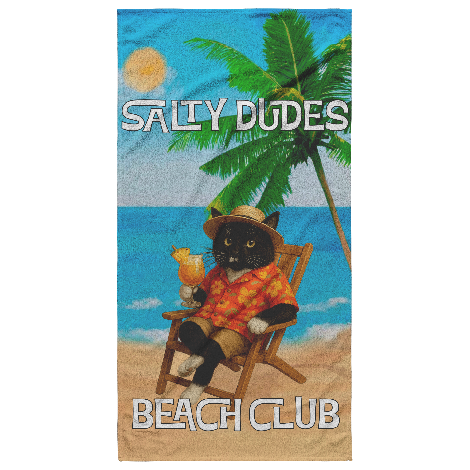 Salty Babes/Salty Dudes Personalized Beach Towel 30x60