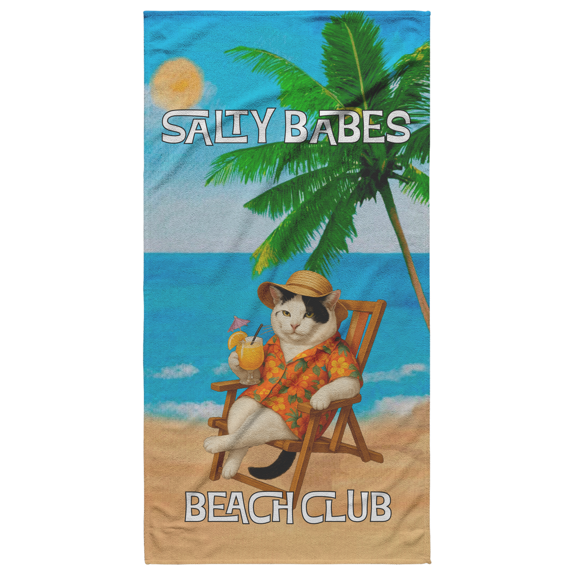Salty Babes/Salty Dudes Personalized Beach Towel 30x60
