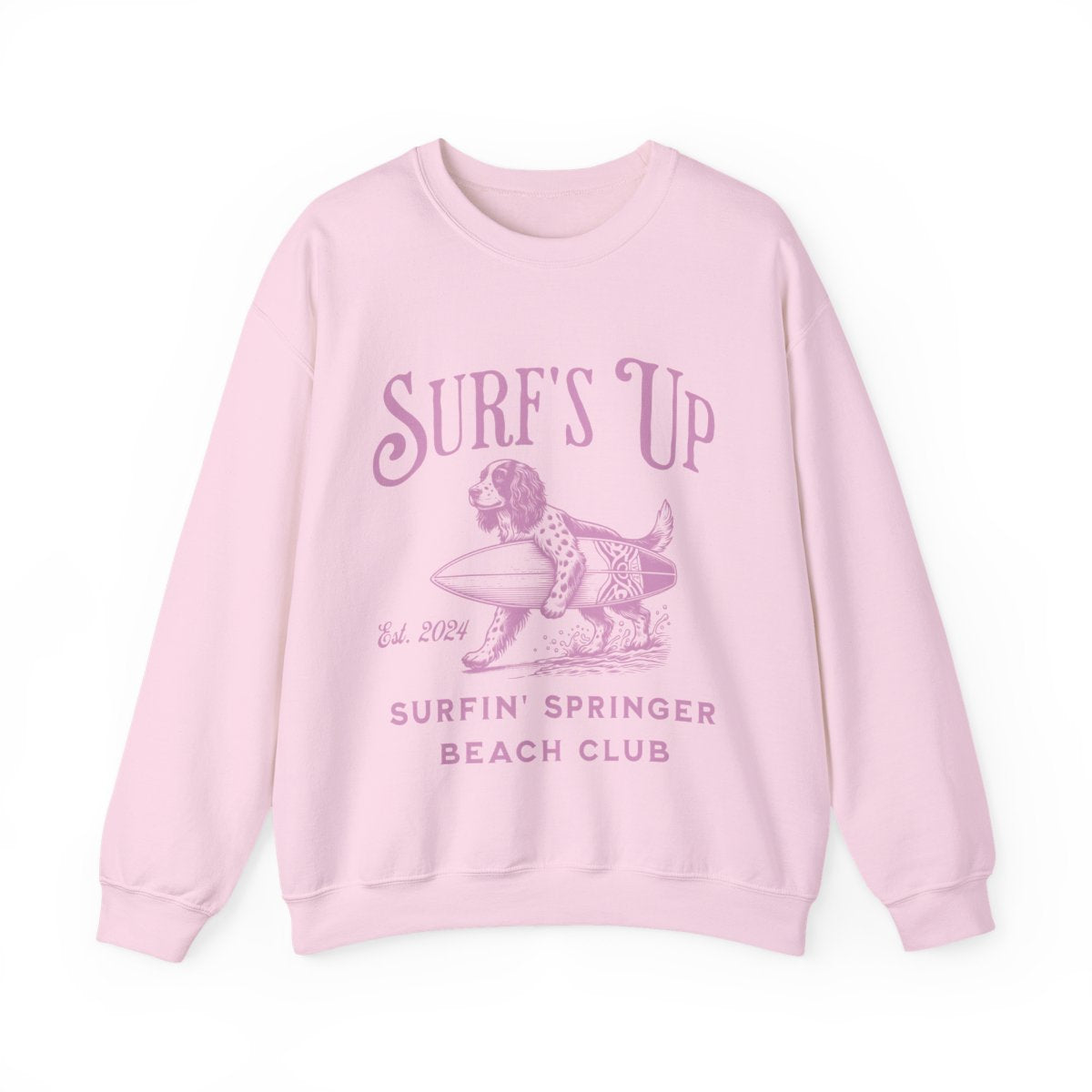 Surf's Up Surfin' Springer Beach Unisex Sweatshirt