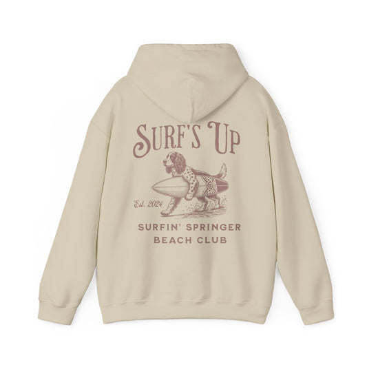 Surf’s Up Surfin’ Springer Beach Club Hoodie