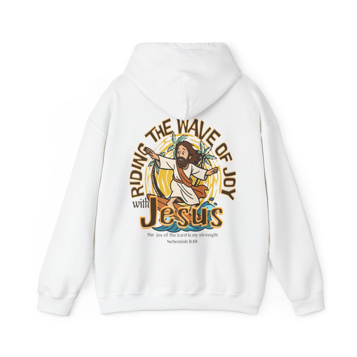 Riding the Wave of Joy with Jesus Hoodie