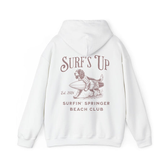 Surf’s Up Surfin’ Springer Beach Club Hoodie